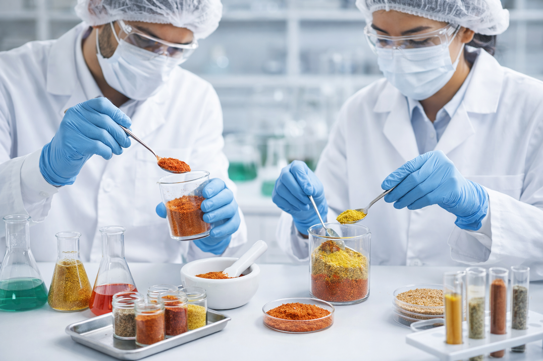 Desarrollo de ingredientes, imagen de la presentación de Sazonatek